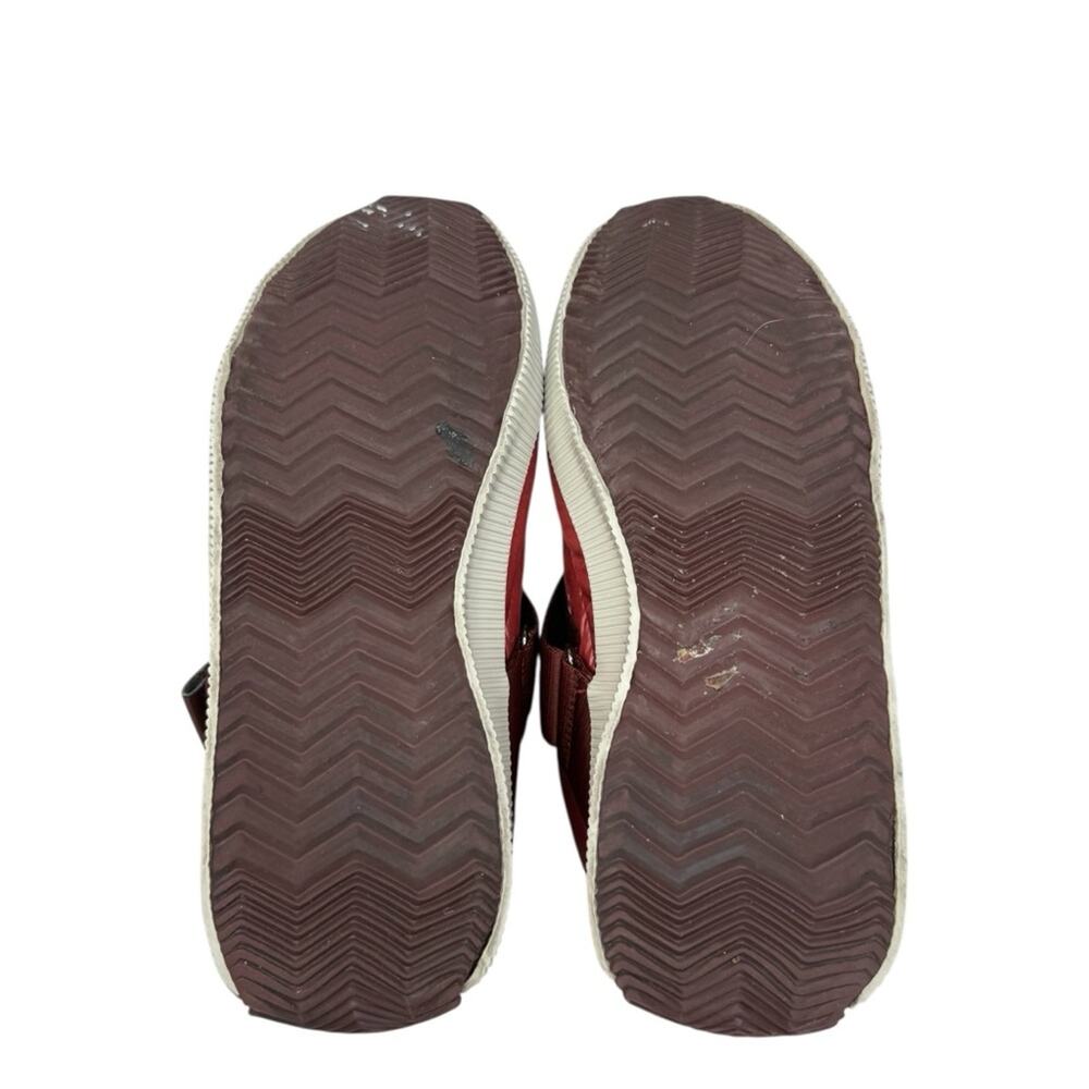 SOREL Out N About Waterproof  Red Dahlia Spring Puffy Tennis Shoe Womens 8 - Picture 15 of 16